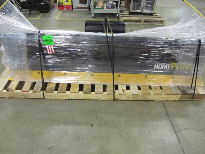 lot 13 image: Home Plow by Meyer 90 in. x 22 in. Residential Power Angle Snow Plow