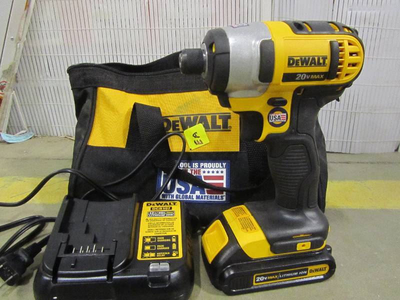 lot 17 image: DEWALT 20-Volt MAX Lithium-Ion 14 in. Cordless Impact Driver