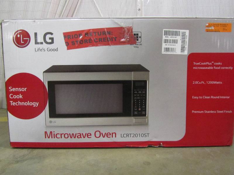 lot 54 image: LG Electronics 2.0 cu. ft. Countertop Microwave in Stainless Steel, Built-In Capable with Sensor Cooking