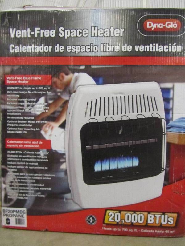 lot 58 image: Dyna-Glo 20,000 BTU Blue Flame Vent Free LP Wall Heater