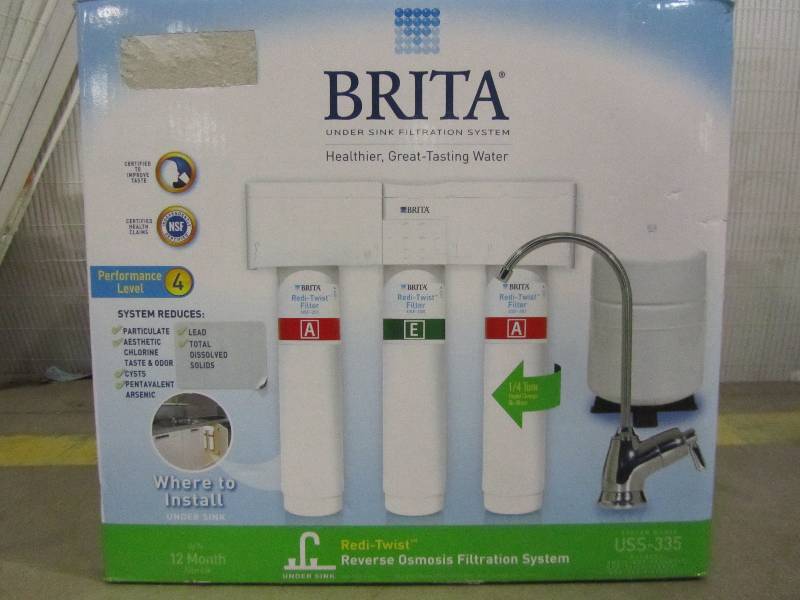 lot 61 image: Brita Redi-Twist 3-Stage Reverse Osmosis Drinking Water Filtration System