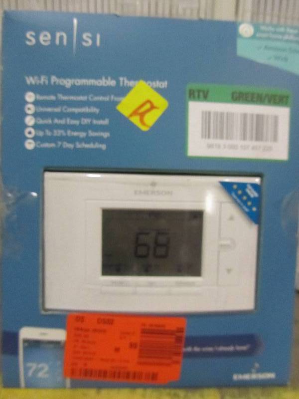 lot 79 image: Sensi Smart Thermostat, Wi-Fi, UP500W, Works with Amazon Alexa