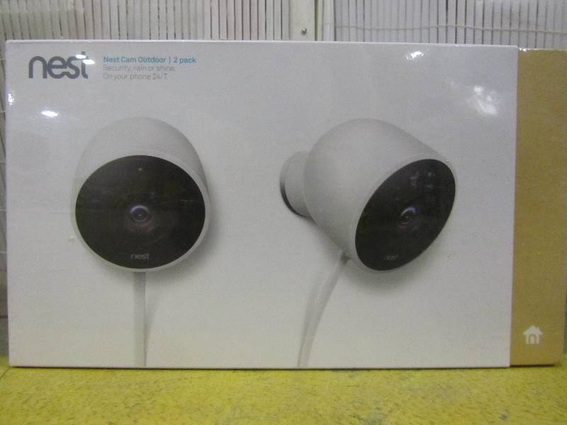 lot 80 image: Nest Cam Outdoor Security Camera (2-Pack)