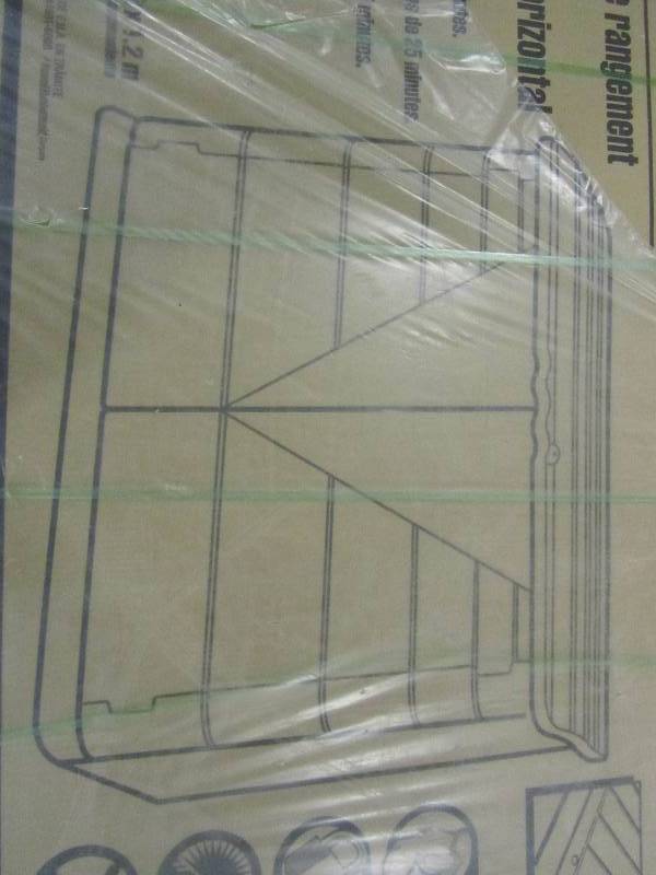 lot 86 image: Rubbermaid 2 ft. x 5 ft. Horizontal Storage Shed