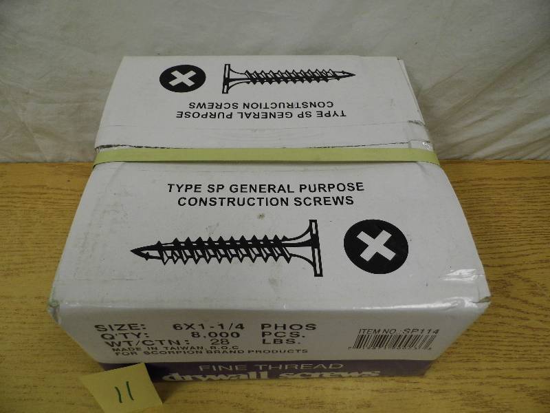 lot 11 image: Drywall Screws