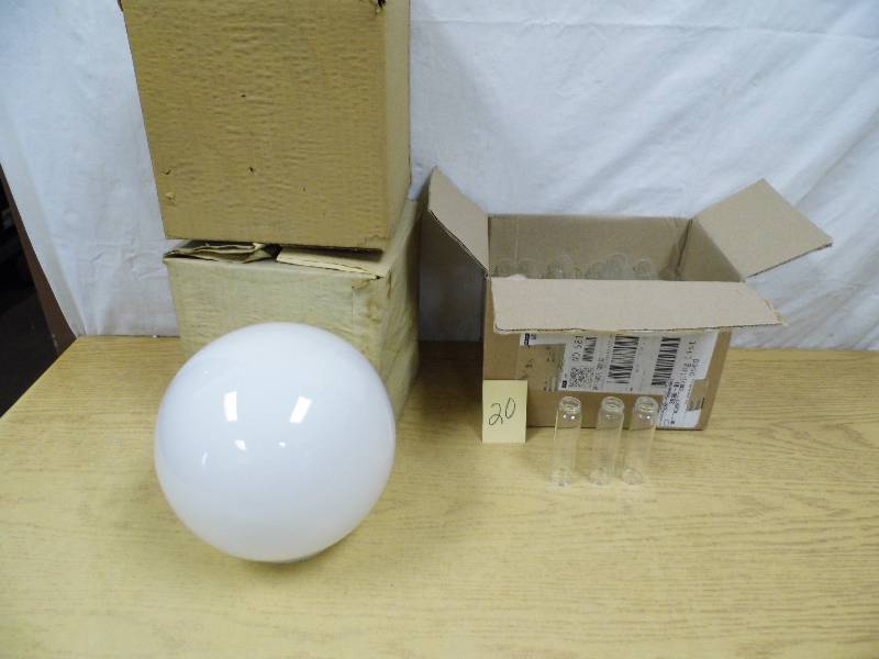 lot 20 image: 2 Glass Globes