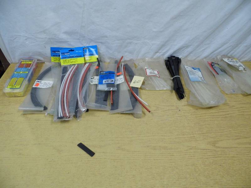lot 60 image: Heat Shrink Tubing - Zip Ties