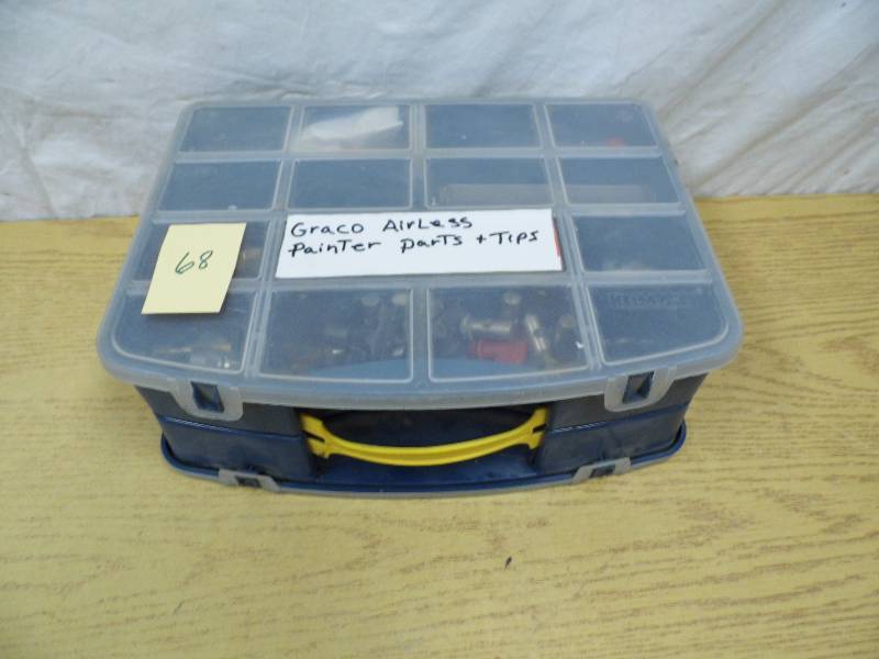 lot 68 image: Graco Painter Parts  Tips - Tools