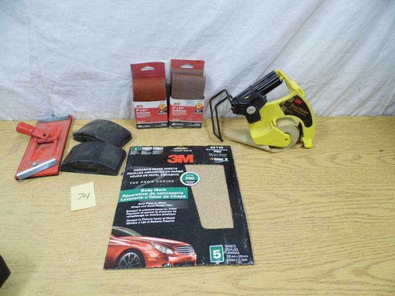 lot 74 image: Sanding Supplies