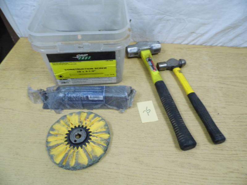 lot 75 image: Screws - Hammers