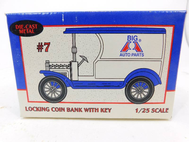 lot 79 image: Big A Auto Parts 1912 Delivery Car Bank