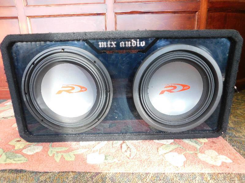 lot 35 image: 2 Alpine R12 Subwoofer