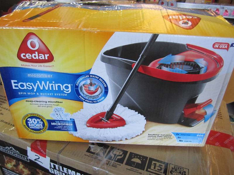 lot 23 image: O Cedar Easy Wring Spin Mop Kit Ope...
