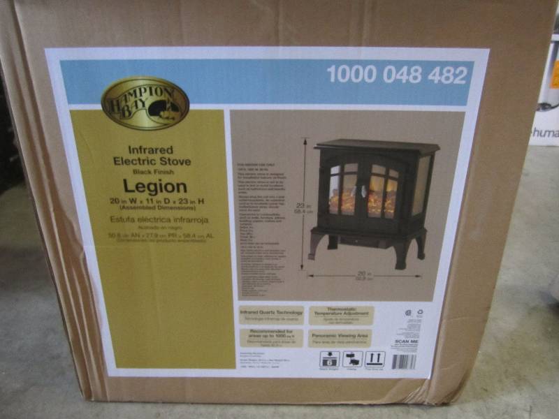 lot 41 image: Hampton Bay Infrared Electric Stove...