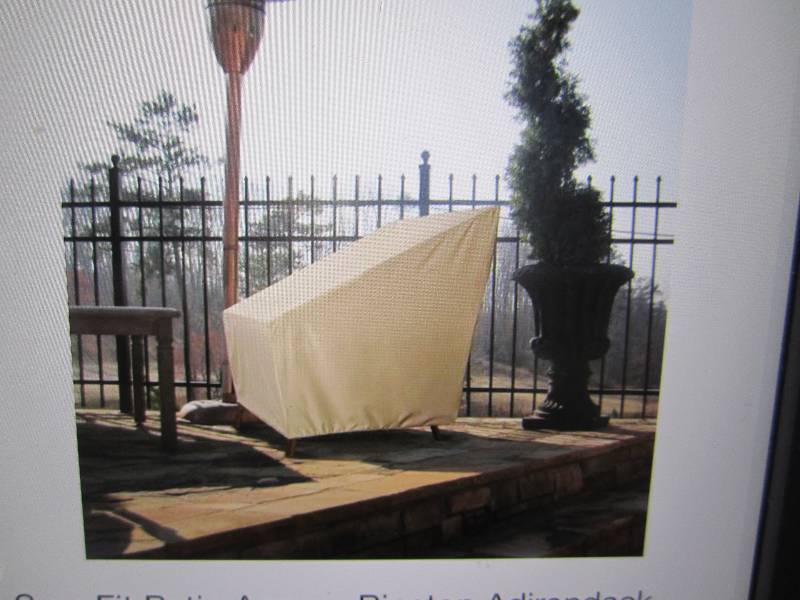 lot 53 image: Patio Armor Extra Large Patio Chair...