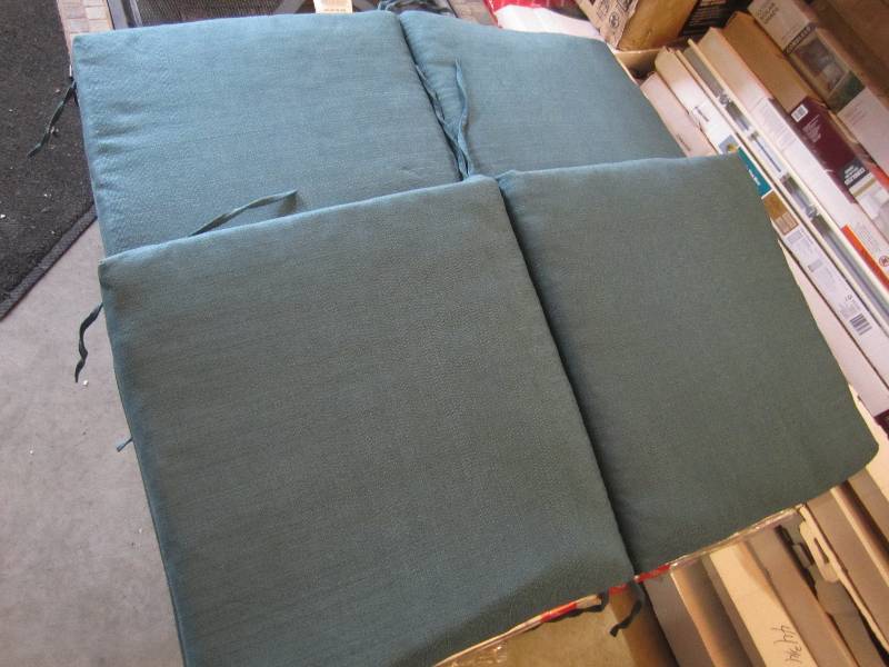 lot 84 image: Pair of Hampton Bay Patio Chair Cus...