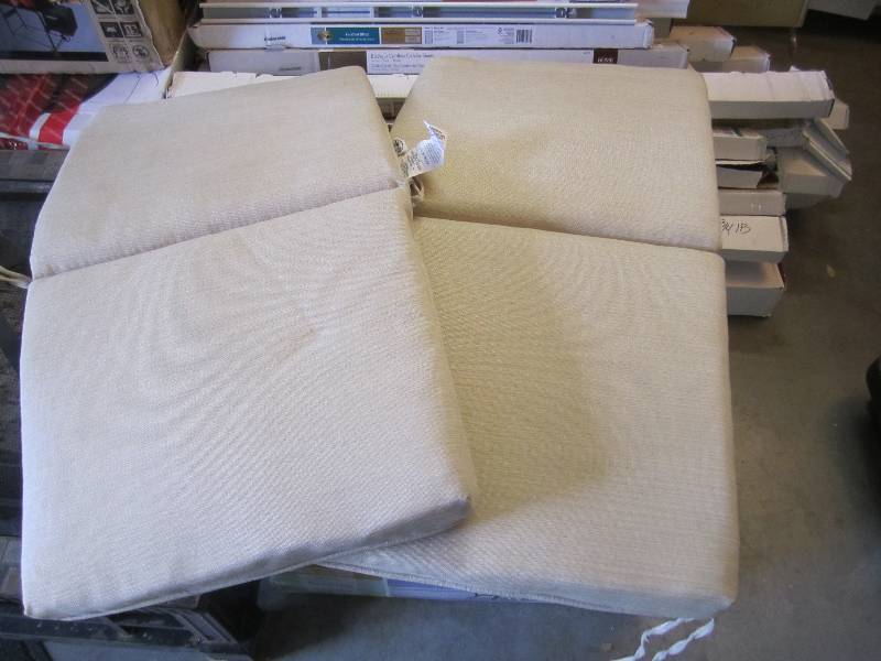 lot 85 image: Pair of Hampton Bay Patio Chair Cus...