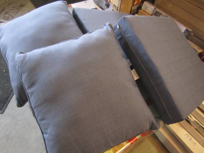 lot 94 image: Pair of Hampton Bay Over Stuffed Ch...