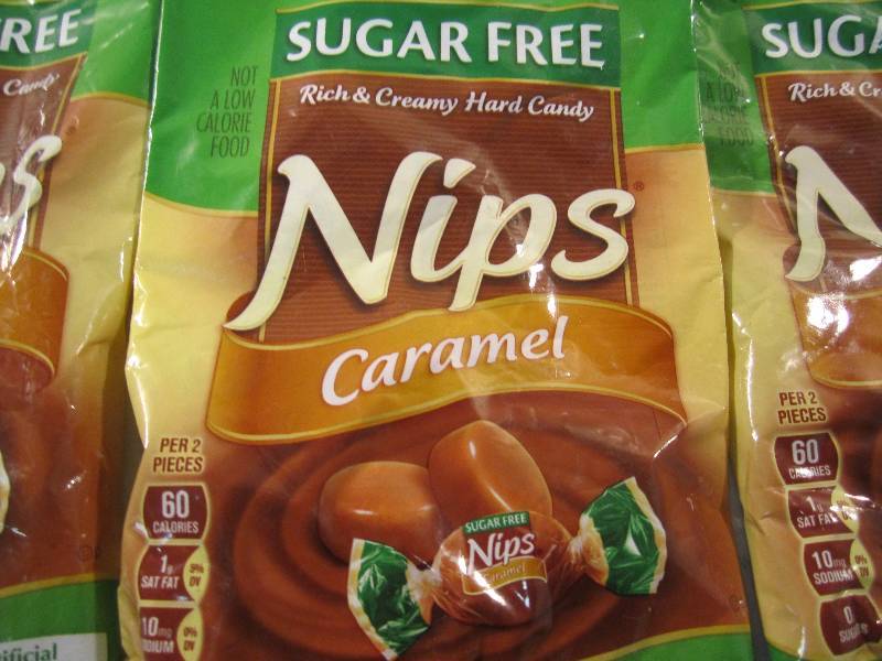 lot 158 image: Lot of 6 Bags Surar Free Nips Caram...