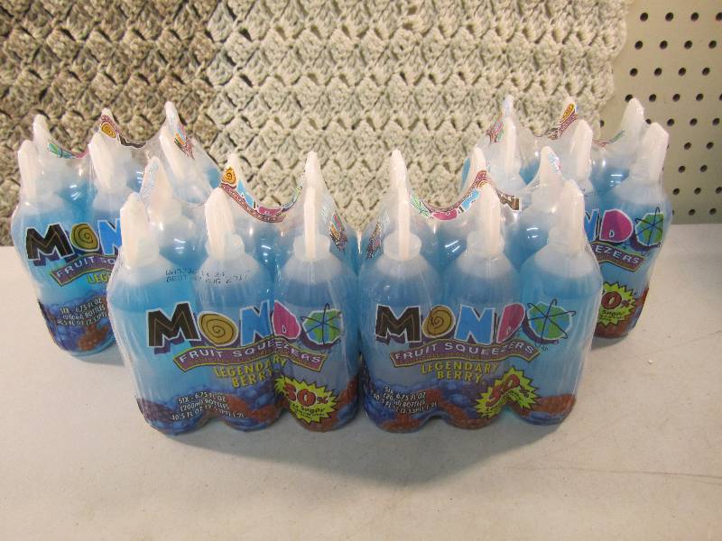 lot 204 image: Lot of 4 - 6 packs Mondo Fruit Sque...