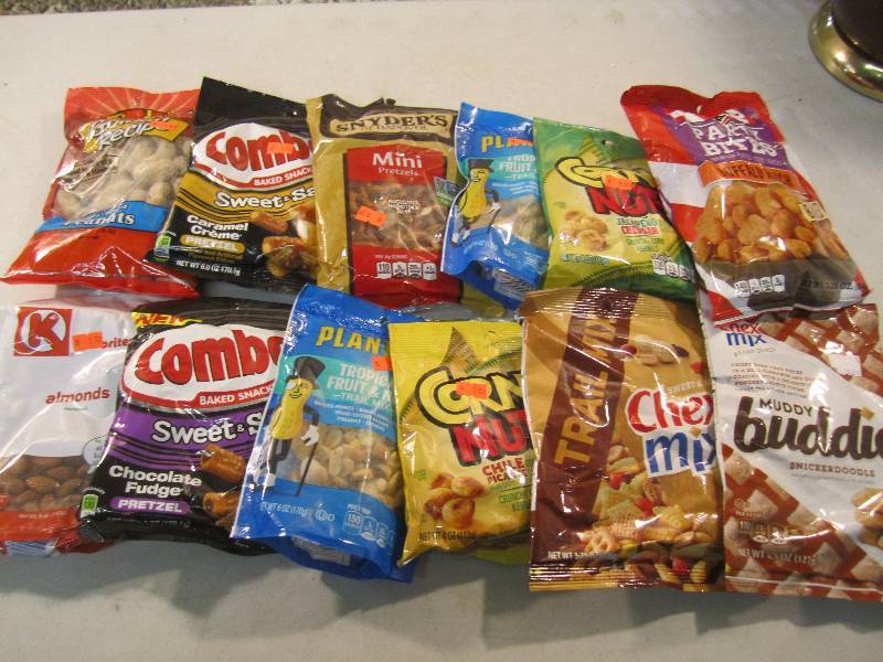 lot 215 image: Mixed Lot of 12 Bags Various Snacks...