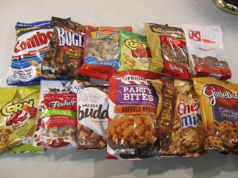 lot 216 image: Mixed Lot of 12 Bags Various Snacks...