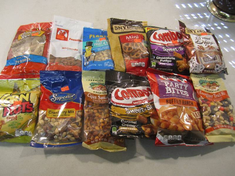 lot 217 image: Mixed Lot of 12 Bags Various Snacks...