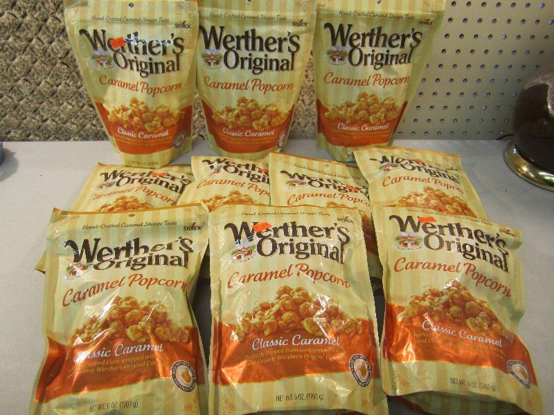 lot 223 image: Lot of 10 Bags Werthers Original Ca...