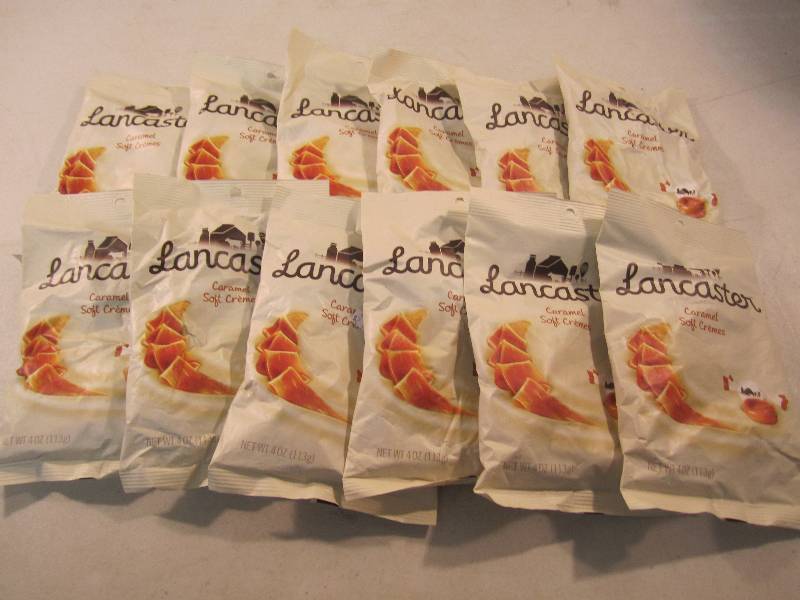 lot 224 image: Lot of 12 Bags Lancaster Caramel So...