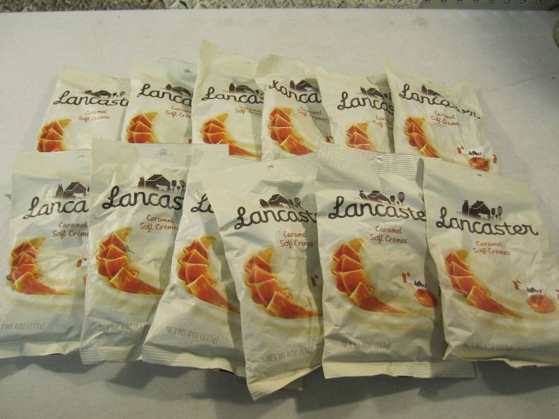 lot 225 image: Lot of 12 Bags Lancaster Caramel So...