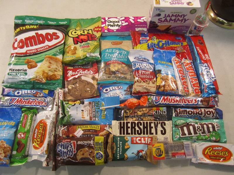 lot 227 image: Lot of Mixed Candy and Snacks Mix L...