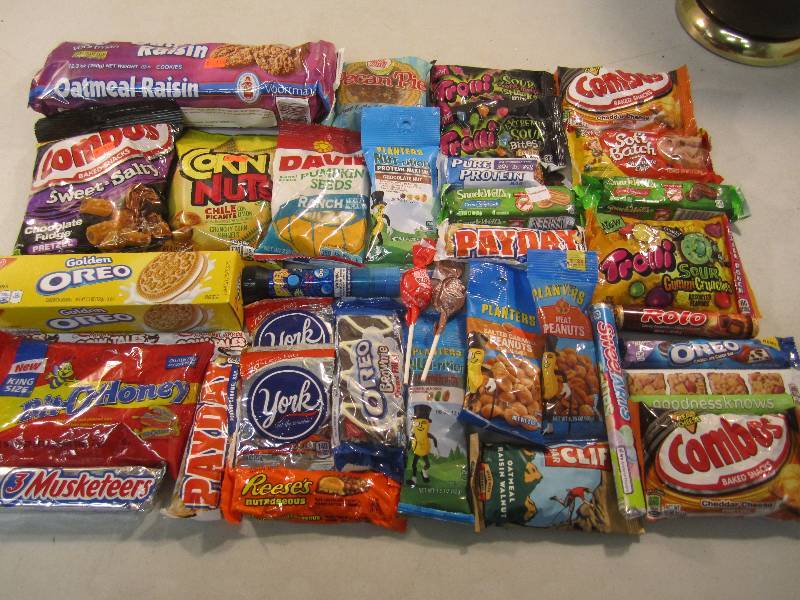 lot 228 image: Lot of Mixed Candy and Snacks Mix L...