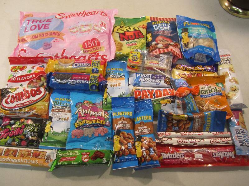 lot 232 image: Lot of Mixed Candy and Snacks Mix L...