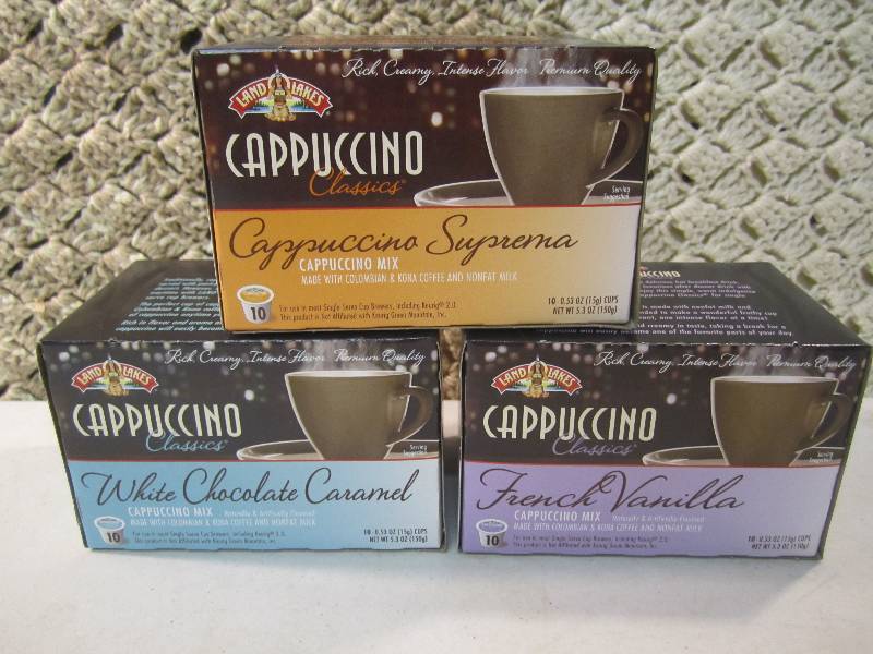 lot 249 image: 3 Boxes of Cappuccino Classics in 3...