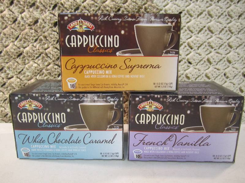 lot 250 image: 3 Boxes of Cappuccino Classics in 3...