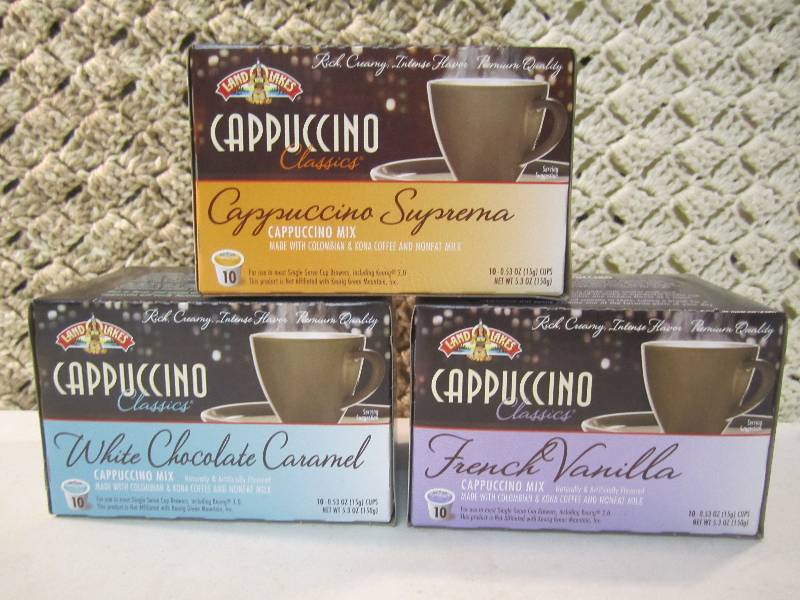 lot 252 image: 3 Boxes of Cappuccino Classics in 3...