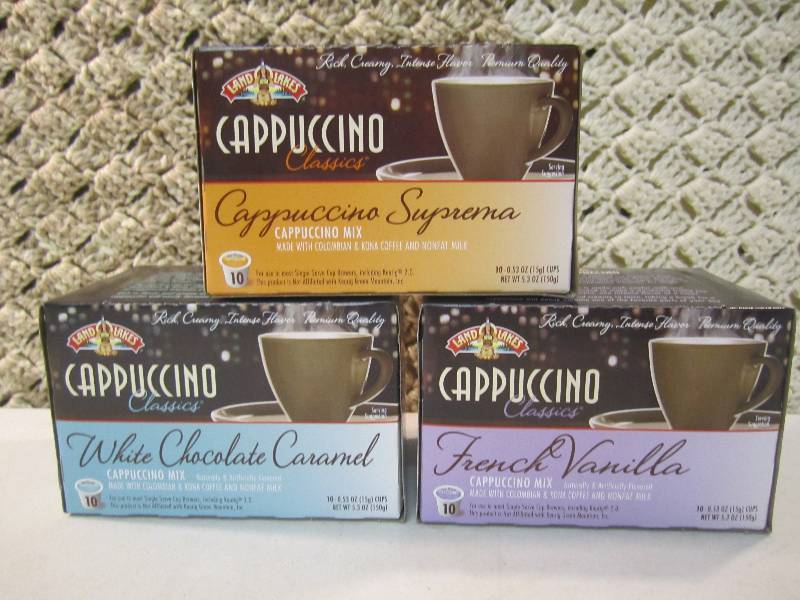 lot 254 image: 3 Boxes of Cappuccino Classics in 3...