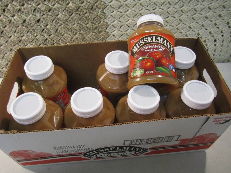 lot 262 image: Case of 8 Jars of Cinnamon Apple Sa...