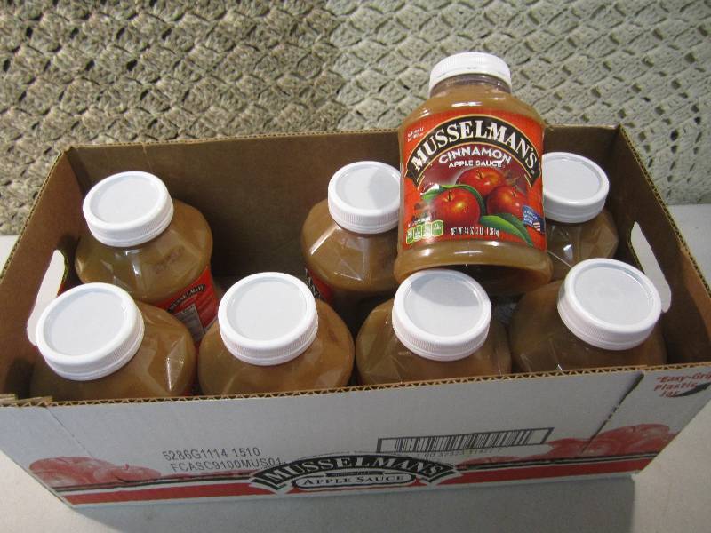 lot 263 image: Case of 8 Jars of Cinnamon Apple Sa...