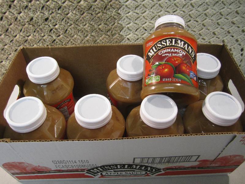 lot 264 image: Case of 8 Jars of Cinnamon Apple Sa...