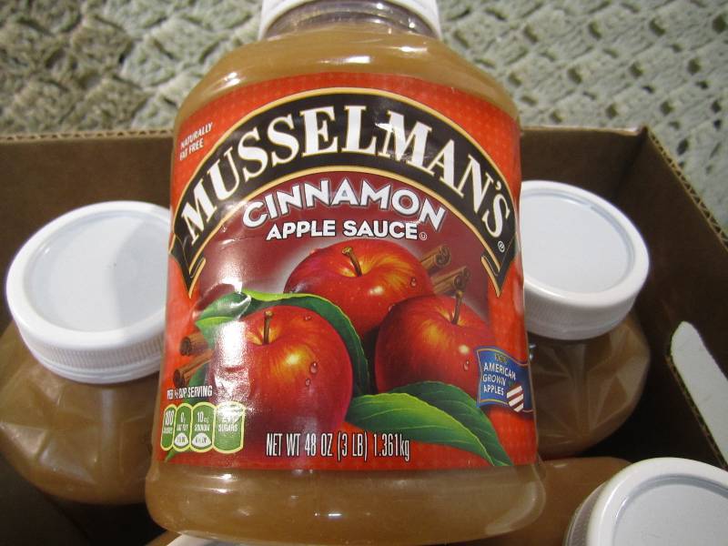 lot 265 image: Case of 8 Jars of Cinnamon Apple Sa...