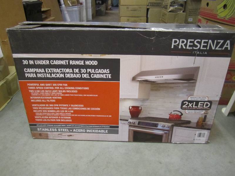 lot 300 image: 30 Inch Under Cabinet Range Hood St...