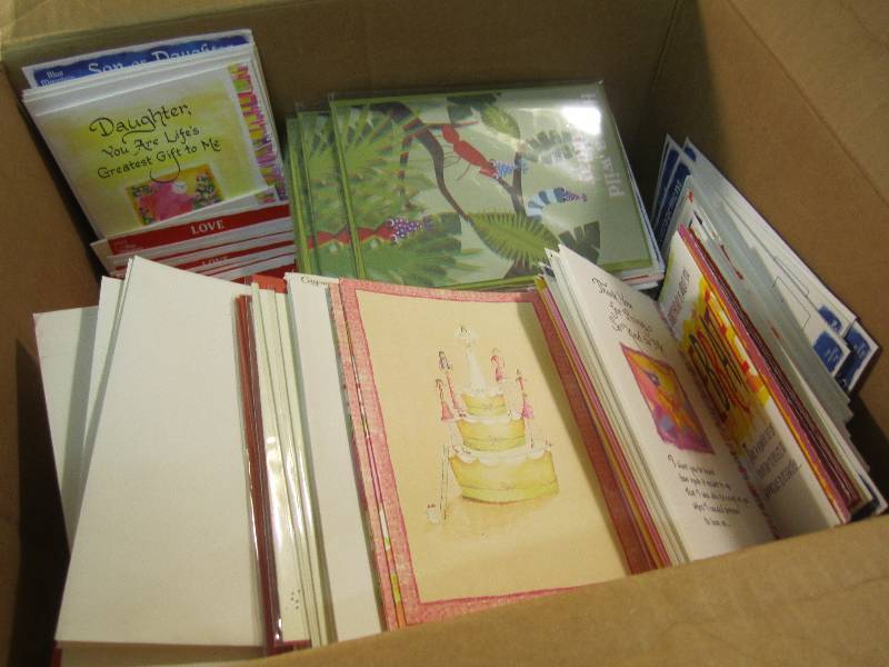 lot 301 image: Box of Greeting Cards with Envelope...