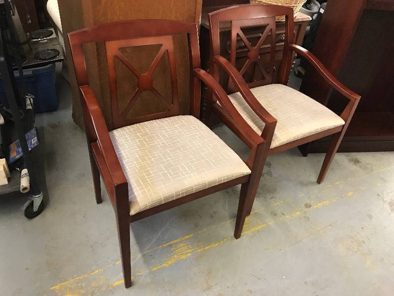 CHAIRS AND BOOKCASE
