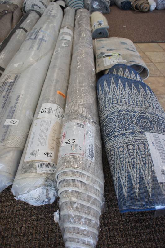 lot 57 image: BRAND NEW- Ottomanson Paterson Collection Contemporary Moroccan Trellis Design Lattice Area Rug, 710 X 910, Grey