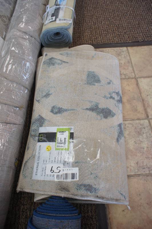 lot 59 image: BRAND NEW- Unique Loom Ethereal Collection Navy Blue 2 x 6 Runner Area Rug (2 x 6)