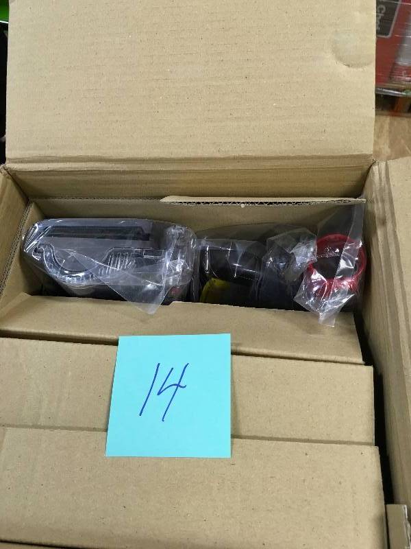 lot 14 image: Dyson Ball Complete Upright Vacuum with Extra Tools, RedsPinks in like new conditions