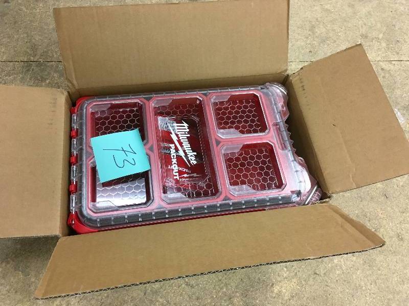lot 73 image: Milwaukee 48-22-8435 Packout Compact Organizer New