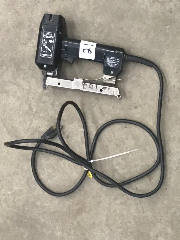 lot 21 image: Crain #615 Electric Stapler, Works ...