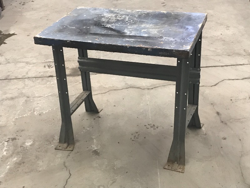 lot 32 image: 24x36 Steel-Framed Shop Shelf ...